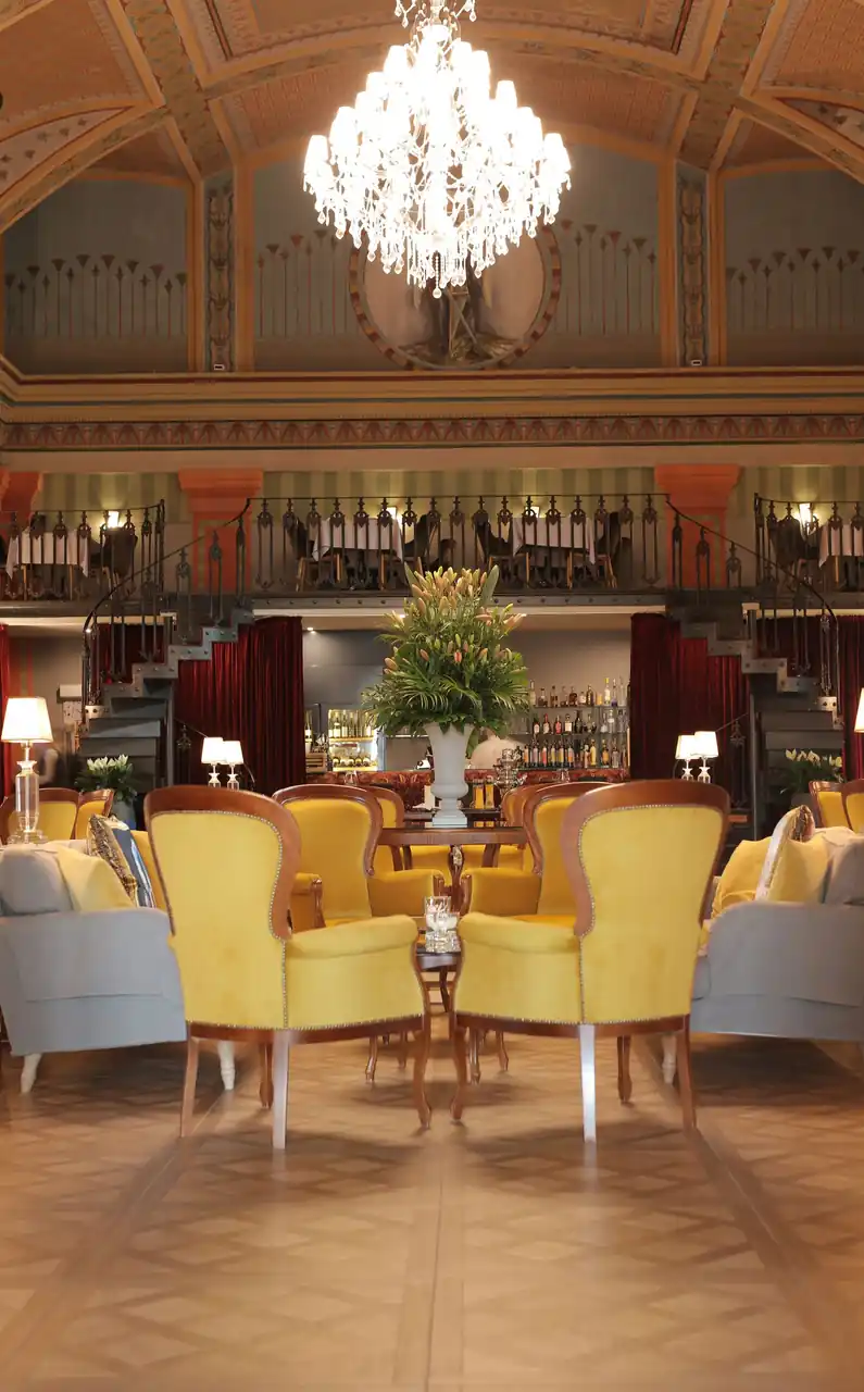 Elegáns hotel lounge