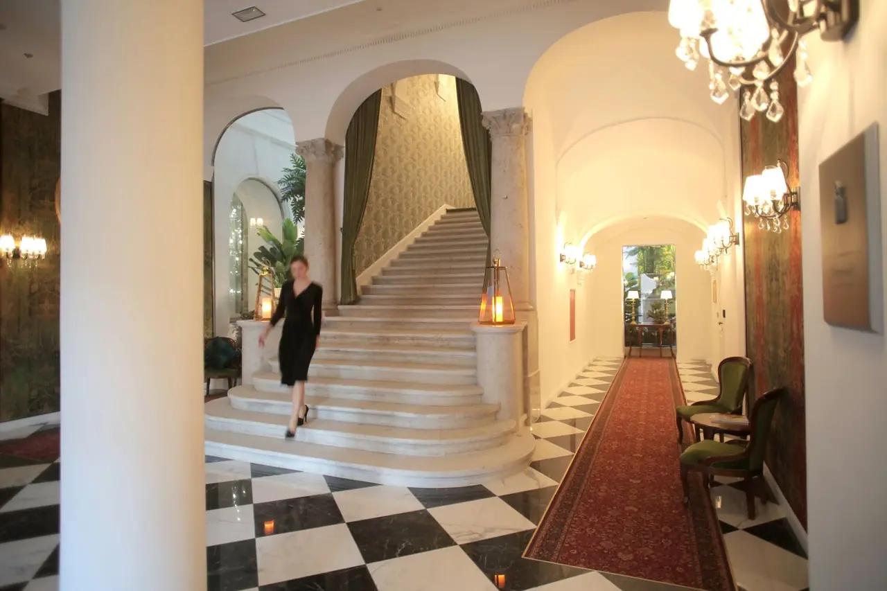 Trivisahotel Verdict belsőépítészet